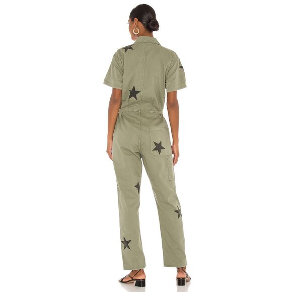 NWT Pistola Grover in Royal Honor Star Print Relaxed Field Suit Jumpsuit XS - Picture 4 of 11